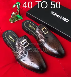 Original Luxury Leather Halfshoes Tom Ford Well Banded