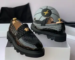 Versace Quality Luxury Men Genuine Leather Shoe