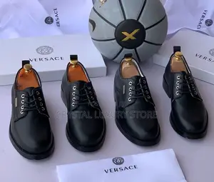 Versace Quality Luxury Men Genuine Leather Shoe