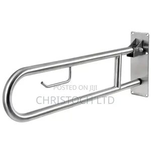 Toilet Safety Handrail Bathroom Grab Bar With Tissue Holder