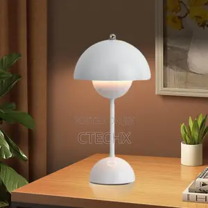 Flowerpot Mushroom Led Table Rechargeable Lamps