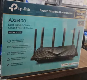 New Tp-link Ax5400 Dual-band 6-stream Gigabit Wi-fi 6 Router