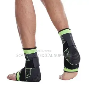Adjustable Ankle Sleeve With Strap Compression