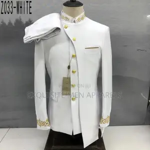 Quality Design Turkish Bishop Neck Safari Men’S Suit