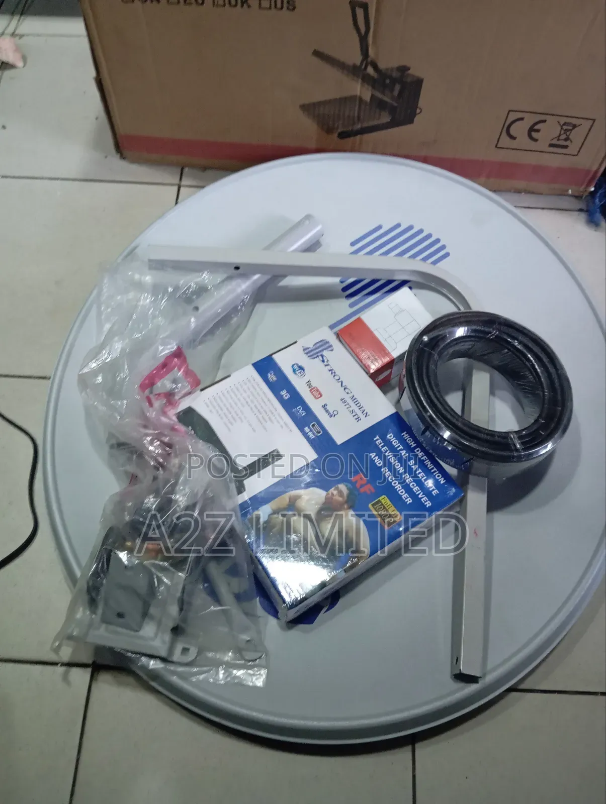 Complete Strong Decoder Plus Dish,Full Cable and LNB