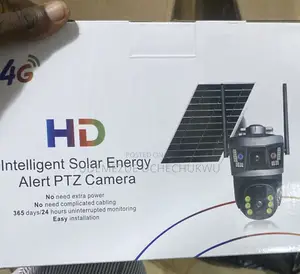 Triple Face PTZ Solar Camera