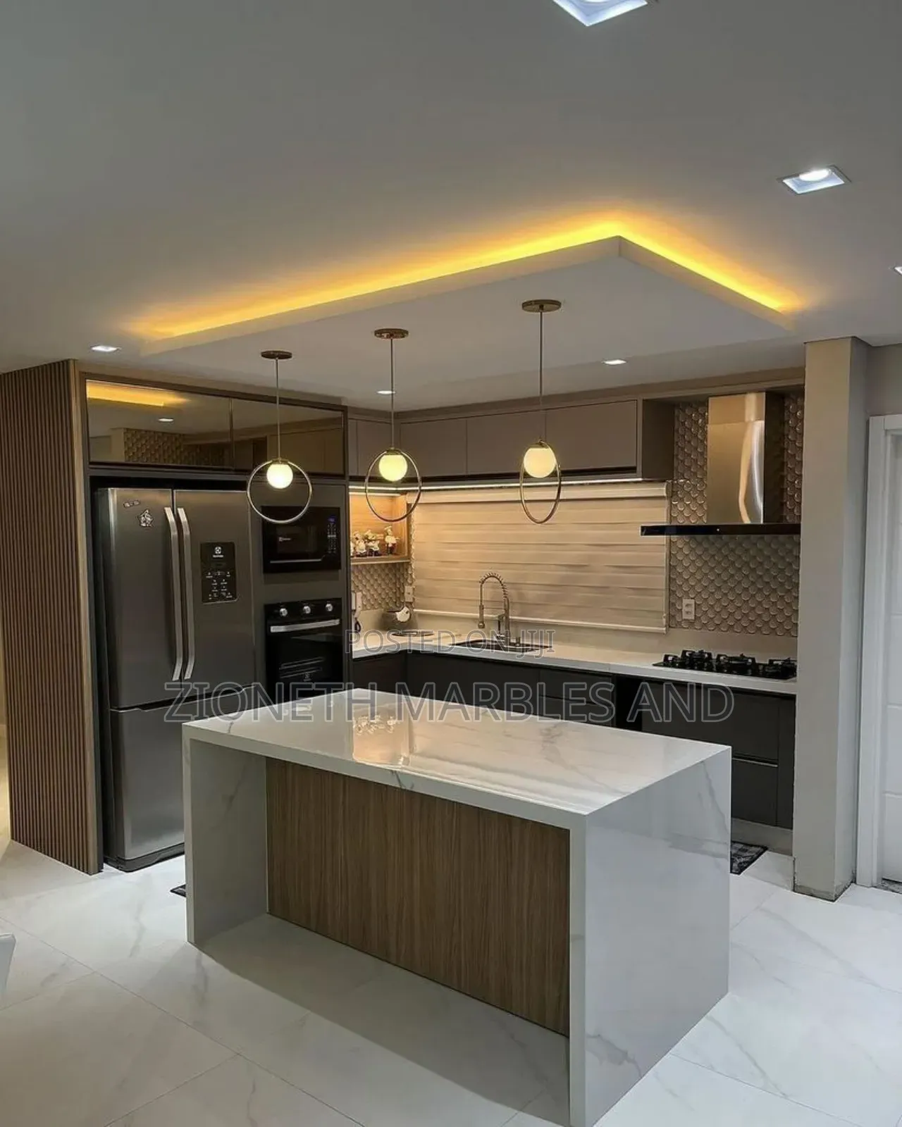 Quartz Marble Kitchen Top