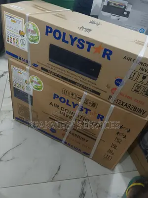 Black Polystar 1.5hp Ac - Efficient and Sleek -Pv-12xa82binv