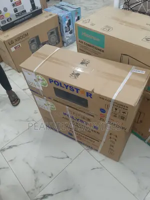 Polystar Ac - 1.5hp Black Inverter With Strong Airflow
