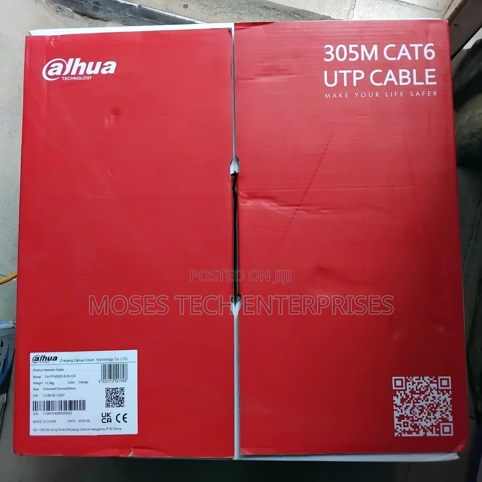 Dahua Cat6 Utp Copper Cable