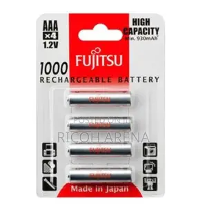 Fujitsu Aaa Rechargeable High Capacity Battery 4pck