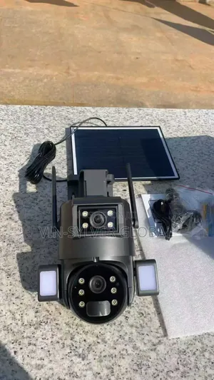 Solar Powered CCTV Camera With Dual Light and Audio