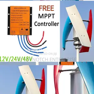 Power Solution: 5000w Vertical Wind Industrial Grade Turbine