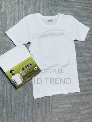 3in1 Round Neck White Polo