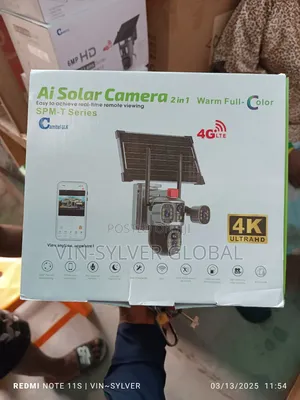 Solar CCTV Camera Three Lens Three View