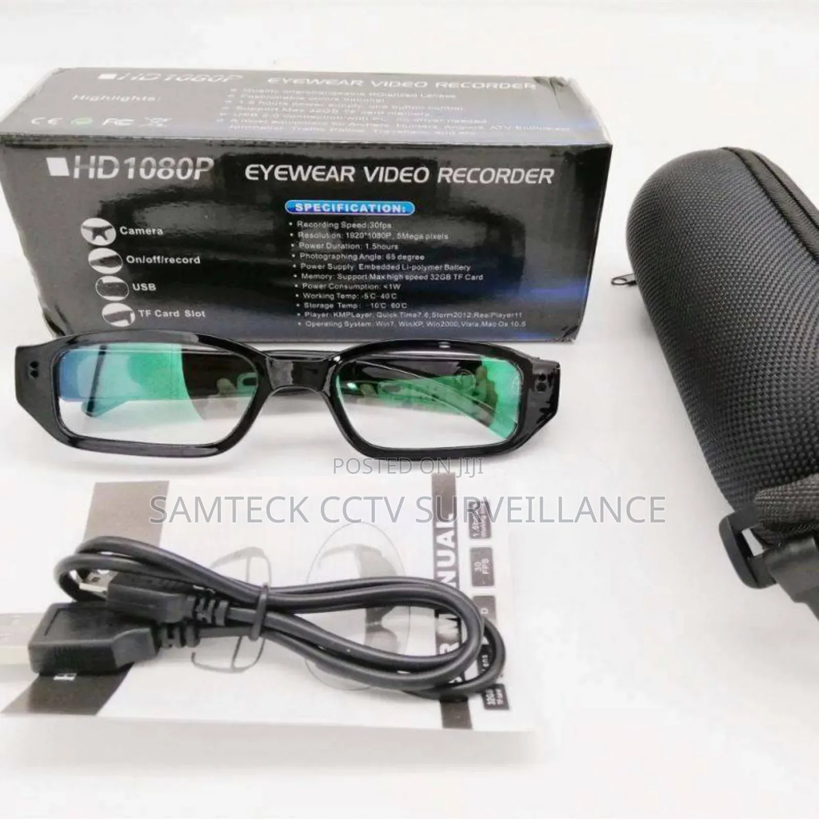 Spy Eyeglass Camera