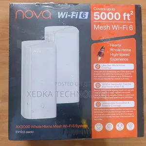 Tenda Nova Ax3000 Whole Home Gigabit Mesh Wi-Fi 6 System