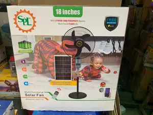 18” SPL Solar and Rechargeable Fan