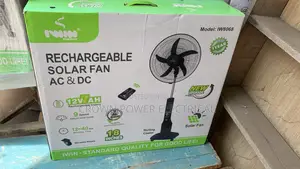 Beautiful Solar and Rechargeable Fan