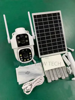 Dual Lens Security CCTV Solar Camera 4g