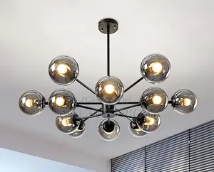 Loft Minimalist Chandeliers Modou Glass