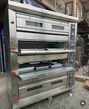 Bakery 4 Deck Oven (One Bag Capacity) 16 Trays Gas Oven