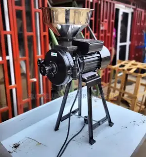 Commercial Electric Grinding Machine (Black)Stainless Funnel