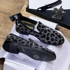 Exclusive Versace Black Luxury Shoe