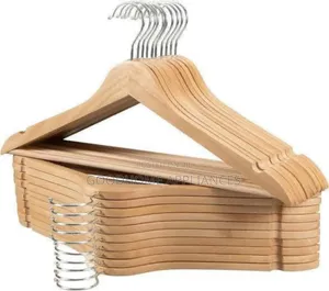 Wooden Cloth Hanger (Pack of 10pcs)
