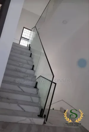 Spigot Base Tampered Plain Glass Railing  Stainlessway