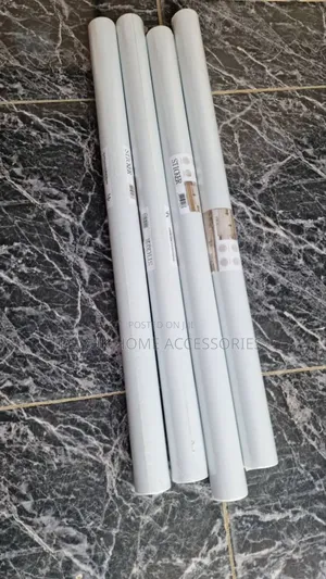 Plain-White and Plain Black Self-Adhesive Wallpapers
