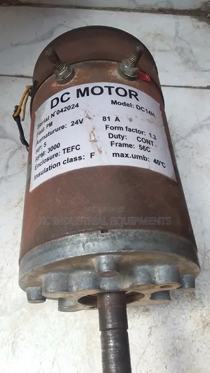 Dc Motor 5hp 24volts 3000rpm
