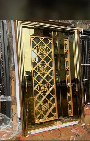 High Quality Gold Glass Door