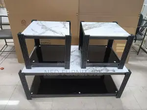 Quality Rectangular Centre Table With 2 Side Stool