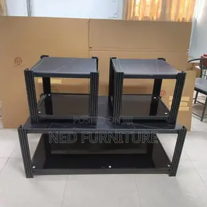 Quality Rectangular Centre Table With 2 Side Stool