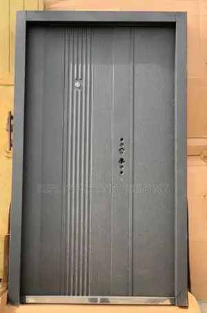 Black Steel Security Door
