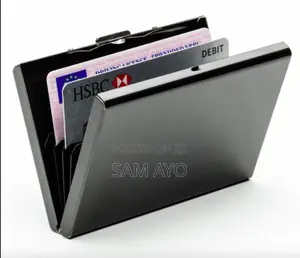 Anti-Scan Rfid Aluminum Credit Card Holder Case