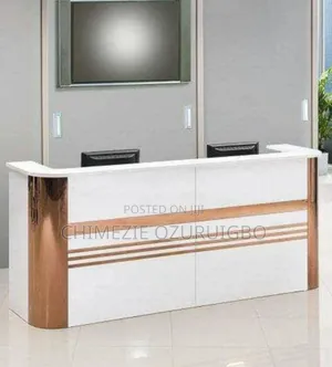 Brown and White 2.4 Meters Reception Table