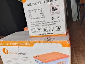 Felicity 200ah Gel Battery