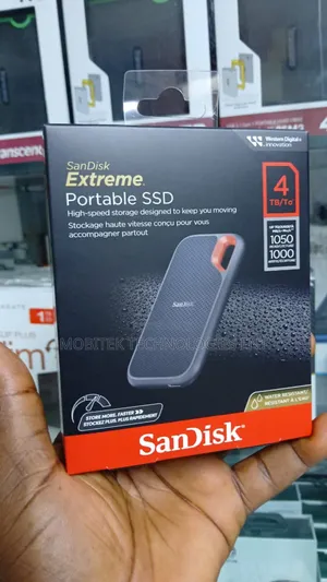 4tb Sandisk Extreme SSD External Portable Storage Drive