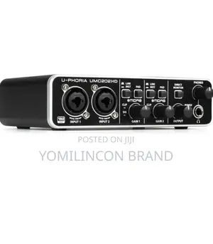 Behringer Umc202hd Audiophile 2x2, Usb Audio Interface