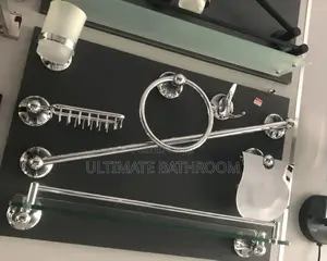 7set Chrome Laundry Accessories