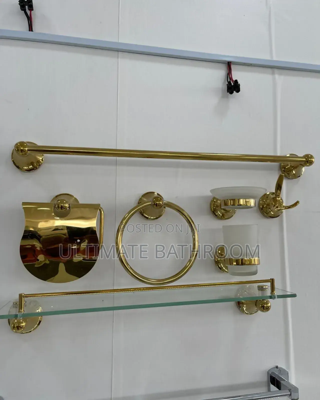Plain Gold Bathroom Accessories