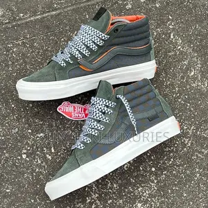 Original Vans Sk8 Hi Grey/White Sneakers