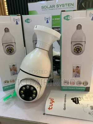 Smart Home Wifi PTZ Full Hd Wifi Ip Camera With Bulb Camera