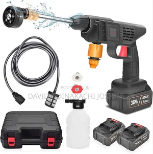 Pressure Rechargeable Wash Gun With 2batteries 36v