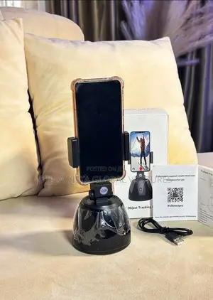 Apia Genie 360 Rotating Phone Stand (Robot Camera Man)