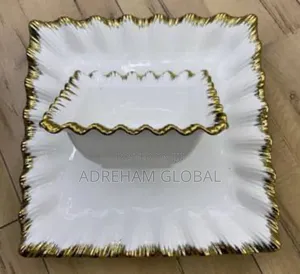 Quality Luxury Gold Plate
Flat And
Soup Plate,Each Per Dozen