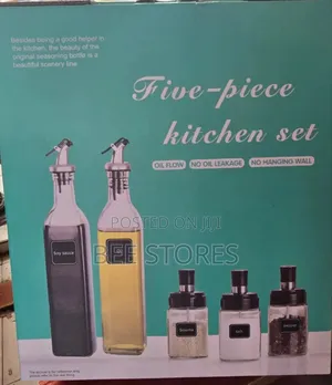 5in1 Oil Bottle and Spice Container