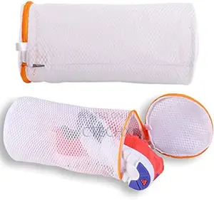 Shoes Wash Bags,Sneaker Mesh Washing Bag 7 X 15 Inch 2pack